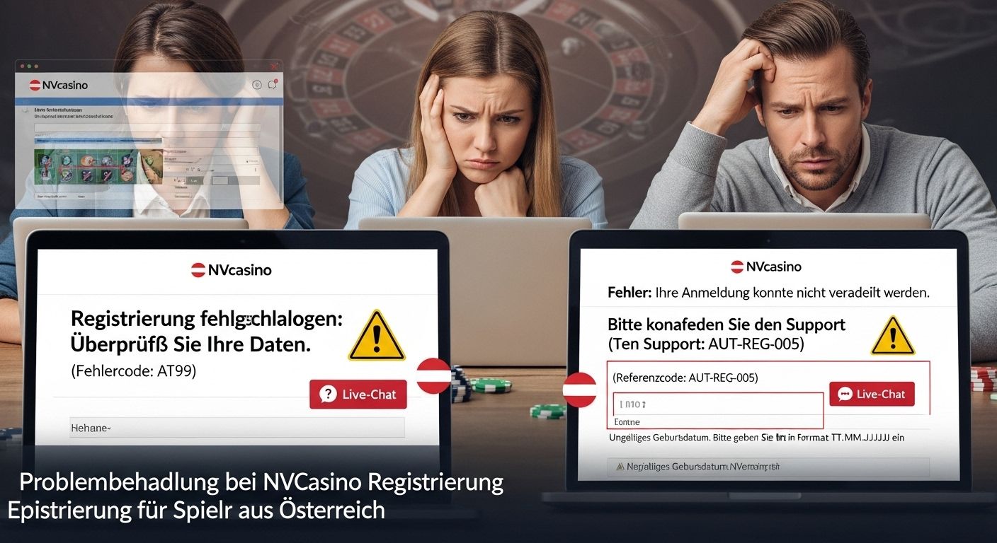 Beheben von Registrierungsproblemen casino age limit